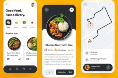 Online food ordering and tracking system for seamless delivery