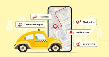 Custom taxi booking app solution with real-time tracking