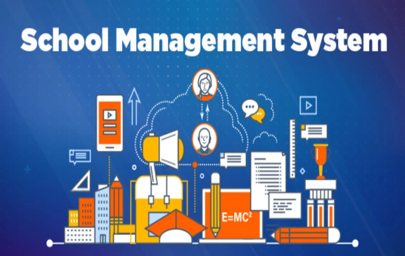 School management software dashboard for student and staff management